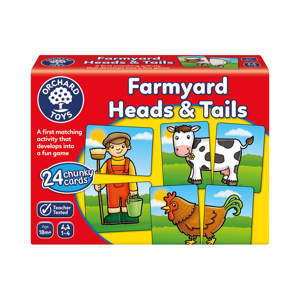 Orchard Toys Farmyard Head & Tails Game